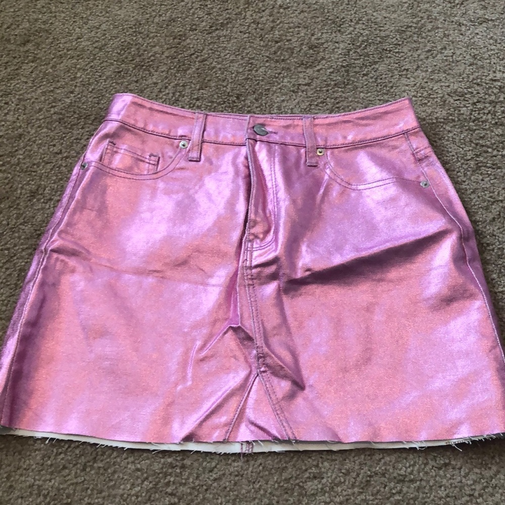 Wild Fable pink metallic skirt